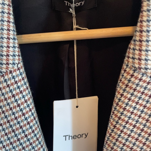 Theory Plaid Blazer. - Picture 6 of 6
